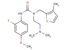 N-[2-(dimethylamino)ethyl]-N'-(2-fluoro-4-methoxyphenyl)-N-[(3-methyl-2-thienyl)methyl]urea