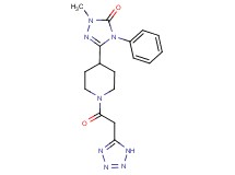 2-methyl-4-phenyl-5-[1-(1H-tetrazol-5-ylacetyl)piperidin-4-yl]-2,4-dihydro-3H-1,2,4-triazol-3-one