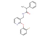 N-{[2-(2-fluorophenoxy)pyridin-3-yl]methyl}-2-phenylpropanamide