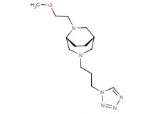 (1S*,5R*)-6-(2-methoxyethyl)-3-[3-(1H-tetrazol-1-yl)propyl]-3,6-diazabicyclo[3.2.2]nonane