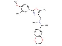 1-(2,3-dihydro-1,4-benzodioxin-6-yl)-N-{[2-(4-methoxy-3-methylphenyl)-5-methyl-1,3-oxazol-4-yl]methyl}-N-methylethanamine