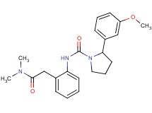 N-{2-[2-(dimethylamino)-2-oxoethyl]phenyl}-2-(3-methoxyphenyl)pyrrolidine-1-carboxamide