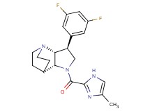 (3S*,3aR*,7aR*)-3-(3,5-difluorophenyl)-1-[(4-methyl-1H-imidazol-2-yl)carbonyl]octahydro-4,7-ethanopyrrolo[3,2-b]pyridine