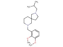7-(2,3-dimethoxybenzyl)-2-isobutyl-2,7-diazaspiro[4.5]decane