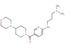 N,N-dimethyl-N'-{5-[(4-morpholin-4-ylpiperidin-1-yl)carbonyl]pyridin-2-yl}propane-1,3-diamine