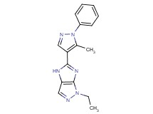1-ethyl-5-(5-methyl-1-phenyl-1H-pyrazol-4-yl)-1,4-dihydroimidazo[4,5-c]pyrazole