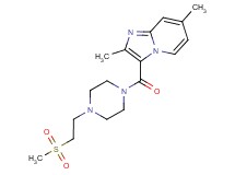 2,7-dimethyl-3-({4-[2-(methylsulfonyl)ethyl]piperazin-1-yl}carbonyl)imidazo[1,2-a]pyridine