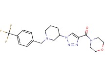 4-[(1-{1-[4-(trifluoromethyl)benzyl]-3-piperidinyl}-1H-1,2,3-triazol-4-yl)carbonyl]morpholine