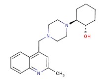 rel-(1S,2S)-2-{4-[(2-methyl-4-quinolinyl)methyl]-1-piperazinyl}cyclohexanol bis(trifluoroacetate) (salt)