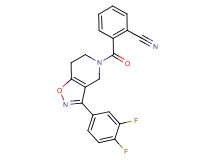 2-{[3-(3,4-difluorophenyl)-6,7-dihydroisoxazolo[4,5-c]pyridin-5(4H)-yl]carbonyl}benzonitrile