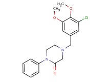 4-(3-chloro-4,5-dimethoxybenzyl)-1-phenyl-2-piperazinone