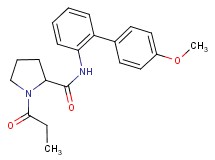 N-(4'-methoxy-2-biphenylyl)-1-propionylprolinamide