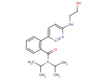 2-{6-[(2-hydroxyethyl)amino]pyridazin-3-yl}-N,N-diisopropylbenzamide