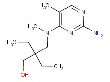 2-{[(2-amino-5-methylpyrimidin-4-yl)(methyl)amino]methyl}-2-ethylbutan-1-ol
