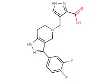 4-{[3-(3,4-difluorophenyl)-1,4,6,7-tetrahydro-5H-pyrazolo[4,3-c]pyridin-5-yl]methyl}-1H-pyrazole-3-carboxylic acid