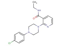 2-[4-(4-chlorophenyl)-1-piperazinyl]-N-ethylnicotinamide