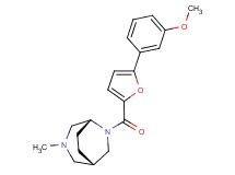 (1S*,5R*)-6-[5-(3-methoxyphenyl)-2-furoyl]-3-methyl-3,6-diazabicyclo[3.2.2]nonane