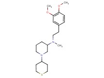 N-[2-(3,4-dimethoxyphenyl)ethyl]-N-methyl-1-(tetrahydro-2H-thiopyran-4-yl)-3-piperidinamine