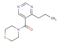 4-[(4-propylpyrimidin-5-yl)carbonyl]thiomorpholine