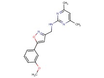 N-{[5-(3-methoxyphenyl)isoxazol-3-yl]methyl}-4,6-dimethylpyrimidin-2-amine