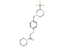 4-[4-(2-oxo-2-piperidin-1-ylethoxy)benzyl]-2-(trifluoromethyl)morpholine