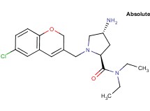 (2S,4R)-4-amino-1-[(6-chloro-2H-chromen-3-yl)methyl]-N,N-diethylpyrrolidine-2-carboxamide