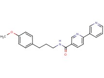 N-[3-(4-methoxyphenyl)propyl]-2,3'-bipyridine-5-carboxamide