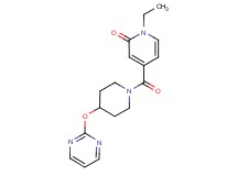 1-ethyl-4-{[4-(pyrimidin-2-yloxy)piperidin-1-yl]carbonyl}pyridin-2(1H)-one