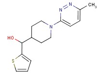 [1-(6-methyl-3-pyridazinyl)-4-piperidinyl](2-thienyl)methanol