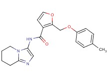 2-[(4-methylphenoxy)methyl]-N-(5,6,7,8-tetrahydroimidazo[1,2-a]pyridin-3-yl)-3-furamide