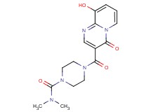4-[(9-hydroxy-4-oxo-4H-pyrido[1,2-a]pyrimidin-3-yl)carbonyl]-N,N-dimethylpiperazine-1-carboxamide