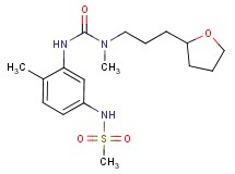 N-{4-methyl-3-[({methyl[3-(tetrahydrofuran-2-yl)propyl]amino}carbonyl)amino]phenyl}methanesulfonamide