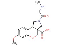 rel-(3aR,9bR)-7-methoxy-2-(N-methylglycyl)-1,2,3,9b-tetrahydrochromeno[3,4-c]pyrrole-3a(4H)-carboxylic acid hydrochloride