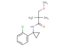 N-[1-(2-chlorophenyl)cyclopropyl]-3-methoxy-2,2-dimethylpropanamide