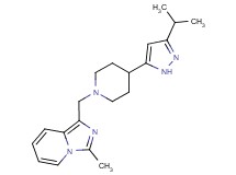 1-{[4-(3-isopropyl-1H-pyrazol-5-yl)piperidin-1-yl]methyl}-3-methylimidazo[1,5-a]pyridine