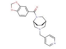 (1S*,5R*)-6-(1,3-benzodioxol-5-ylcarbonyl)-3-(4-pyridinylmethyl)-3,6-diazabicyclo[3.2.2]nonane