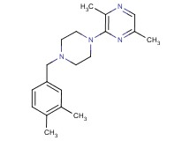 3-[4-(3,4-dimethylbenzyl)piperazin-1-yl]-2,5-dimethylpyrazine