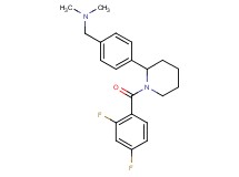 1-{4-[1-(2,4-difluorobenzoyl)-2-piperidinyl]phenyl}-N,N-dimethylmethanamine