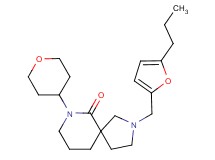 2-[(5-propyl-2-furyl)methyl]-7-(tetrahydro-2H-pyran-4-yl)-2,7-diazaspiro[4.5]decan-6-one