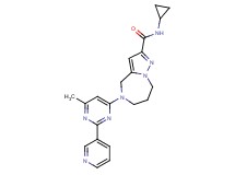 N-cyclopropyl-5-(6-methyl-2-pyridin-3-ylpyrimidin-4-yl)-5,6,7,8-tetrahydro-4H-pyrazolo[1,5-a][1,4]diazepine-2-carboxamide