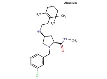 (4S)-1-(3-chlorobenzyl)-N-methyl-4-{[2-(2,6,6-trimethyl-1-cyclohexen-1-yl)ethyl]amino}-L-prolinamide