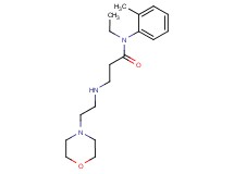 N-ethyl-N-(2-methylphenyl)-3-[(2-morpholin-4-ylethyl)amino]propanamide
