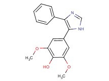 2,6-dimethoxy-4-(4-phenyl-1H-imidazol-5-yl)phenol