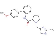 N-(4'-methoxy-2-biphenylyl)-1-[(2-methyl-1H-imidazol-4-yl)methyl]prolinamide
