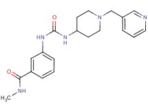 N-methyl-3-[({[1-(pyridin-3-ylmethyl)piperidin-4-yl]amino}carbonyl)amino]benzamide
