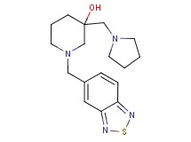 1-(2,1,3-benzothiadiazol-5-ylmethyl)-3-(pyrrolidin-1-ylmethyl)piperidin-3-ol
