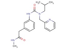 2-[3-({[isobutyl(pyridin-2-ylmethyl)amino]carbonyl}amino)phenyl]-N-methylacetamide