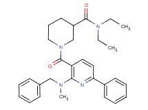 1-({2-[benzyl(methyl)amino]-6-phenyl-3-pyridinyl}carbonyl)-N,N-diethyl-3-piperidinecarboxamide