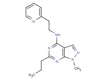 1-methyl-6-propyl-N-(2-pyridin-2-ylethyl)-1H-pyrazolo[3,4-d]pyrimidin-4-amine