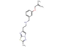 2-(2-methylimidazo[2,1-b][1,3,4]thiadiazol-6-yl)-N-{3-[(2-methylprop-2-en-1-yl)oxy]benzyl}ethanamine